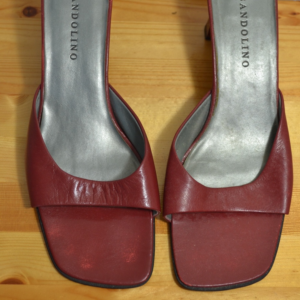 Red Bandolino slides